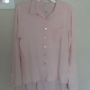 Light pink button down